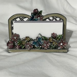 🌸 🦋 Beautiful High Quality Business Card Holder 🦋 🌸
